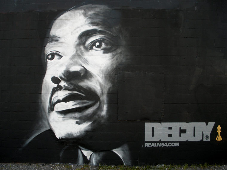 Decoy's mural, MLK tribute!.