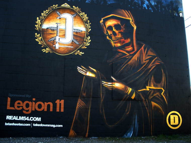 Decoy IT mural with Brian Heeter flys.