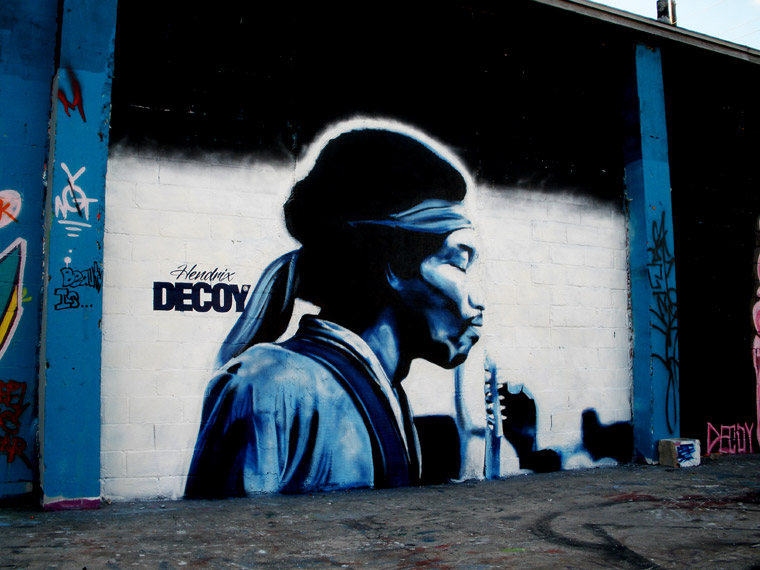 Jimi Hendrix Mural