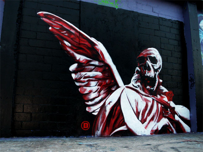 Skullface Mural