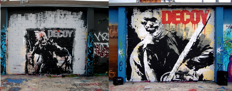 Stencil Murals