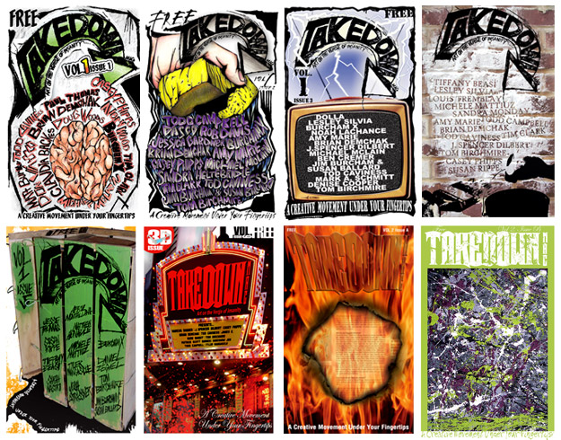 TAKEDOWN Mag: All the first 8 Issues