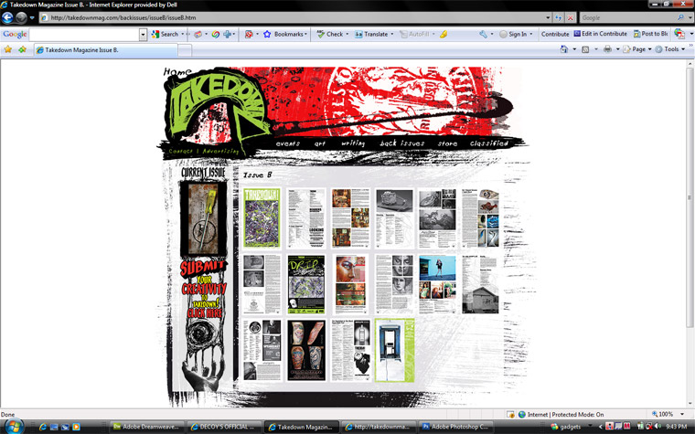 TAKEDOWN Original Website