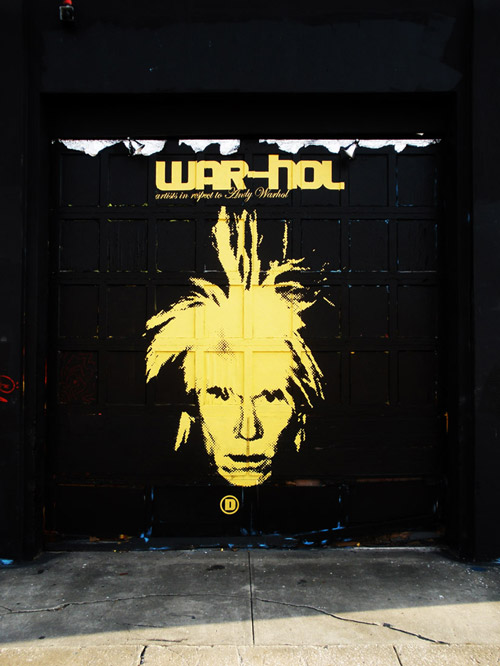 Warhol  Mural Front of Warehouse